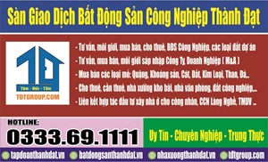 Sàn giao dịch cho thuê nhà xưởng tại tỉnh Hà Tĩnh